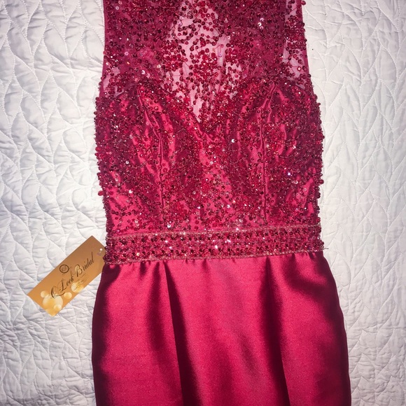 Unworn Red Prom Formal Dress